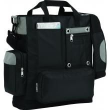 Totesenger Brief Tote Black/Gray