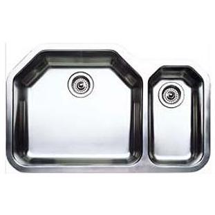 Blancotec 512-098 Stainless Steel Sink (Depth: 8in / 6in)