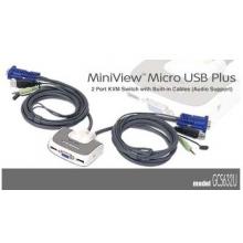 IO Gear 2 Port Compact USB KVM Switch