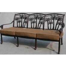 Darlee Palm Springs Cast Aluminum Sofa With Cushions
