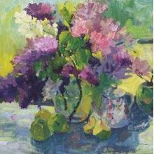 Lilacs And Fruit Poster Print