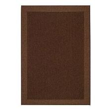 Capel Rugs Rectangle Palm Grove Outdoor Rug, Chocolate - 1 Feet 11 Inches X 2 Feet 10 Inches