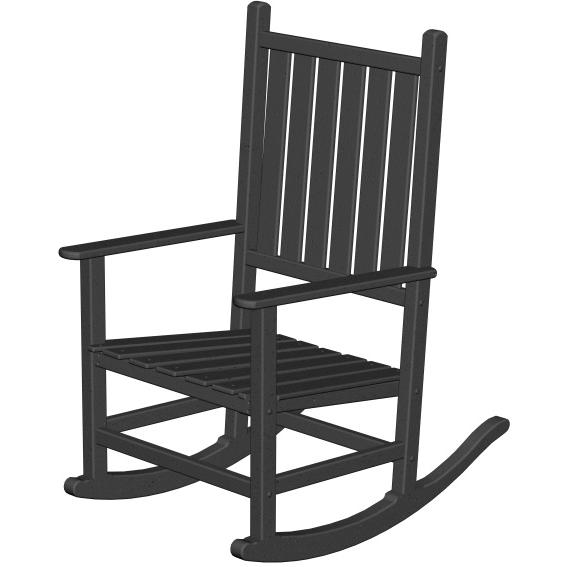 Poly-Wood Recycled Plastic Wood Traditional Rocking Chair