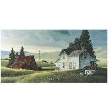 Washday In The Valley Poster Print