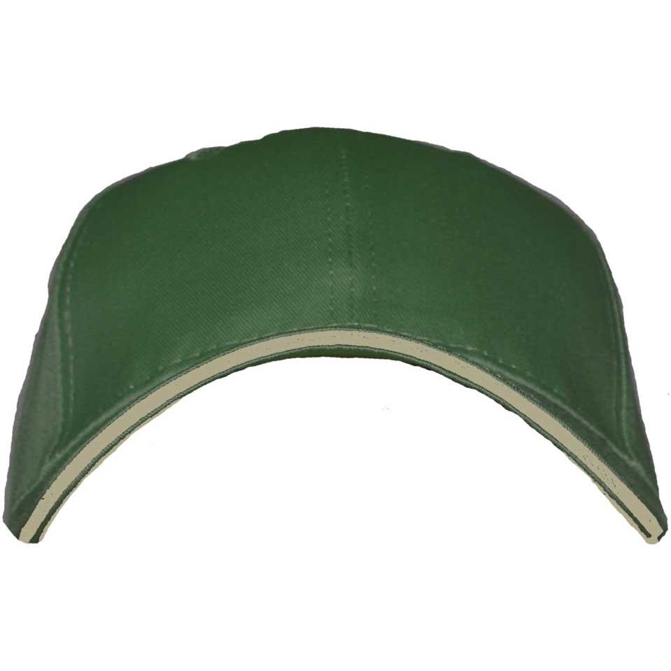 Port & Company Sandwich Bill Hat One Size Fits All - Hunter/Khaki