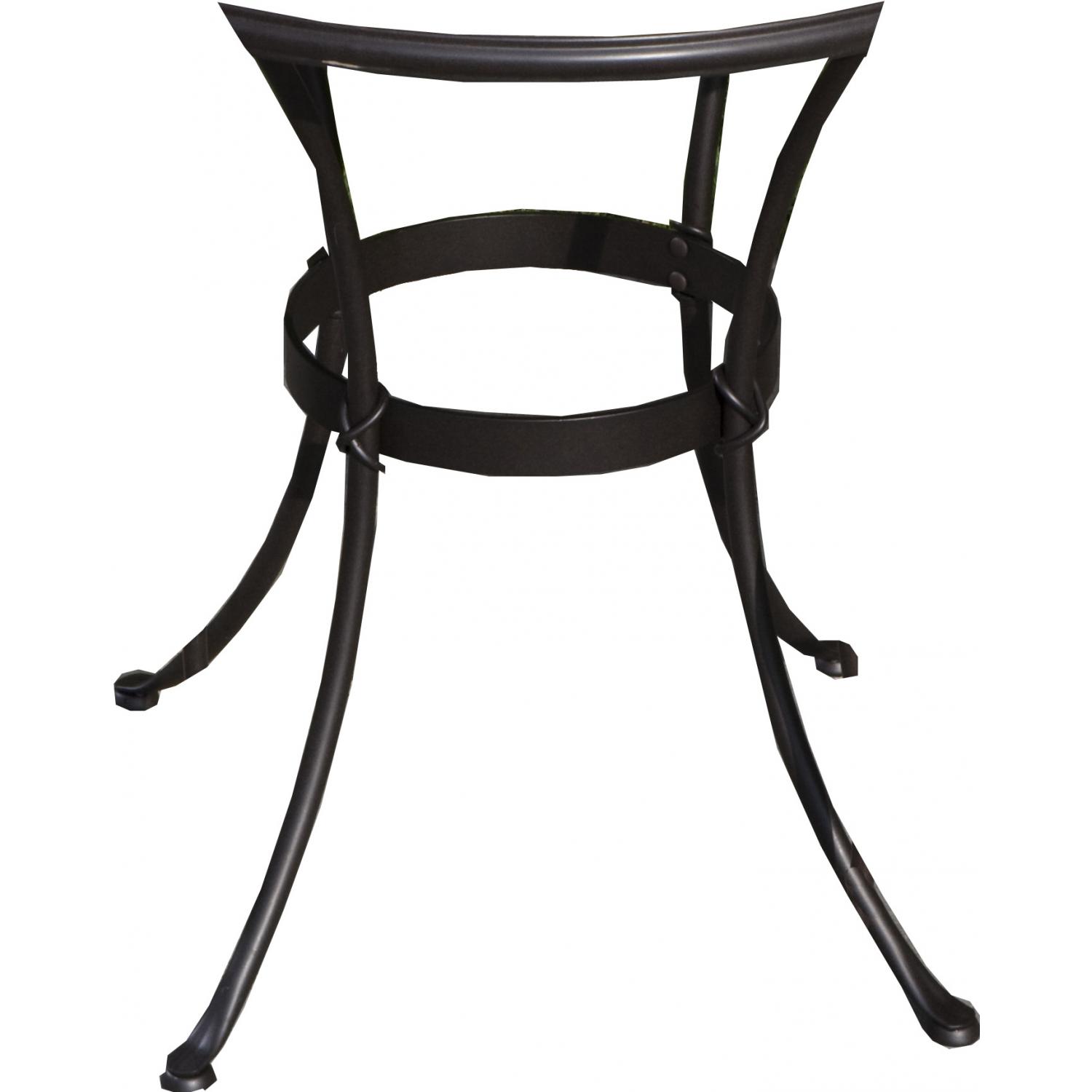 Alfresco Home San Marco 30 Inch Classic Loop Table Base - Antique Black