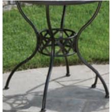 Alfresco Home AMALFI 30 Inch Round Diamond Table Base W/Ant Green Frame