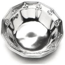 Wilton Armetale Fleur De Lis Medium Round Bowl