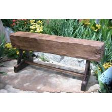 Groovy Stuff Feed Trough Teak Wood Garden Bench