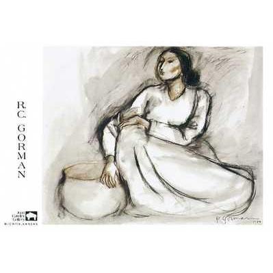 Woman With Bowl Poster Print