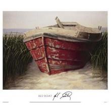 Red Boat Poster Print
