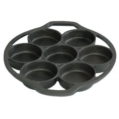 Cast Iron Drop Biscuit Pan - 7 Hole