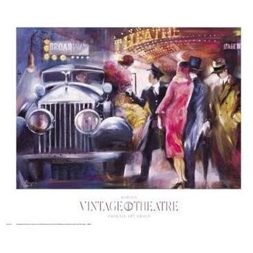 Vintage Theatre I Poster Print