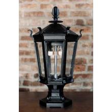 Gaslite America GL900 Cast Aluminum Manual Ignition Propane Gas Light With Open Flame Burner And Pedestal Mount