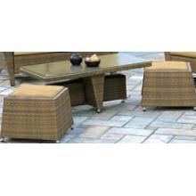 Alfresco Home Mackinac 3 In 1 Coffee Table & Ottomans Frame