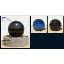 Campania Glazed Sphere Fountain - Round Basin