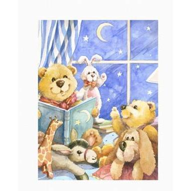 Teddy Bear Storytime Poster Print