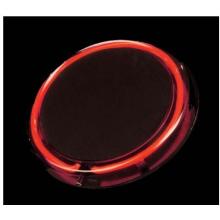 Neon Concepts 15 Inch Round Clear Top Serving Tray (Red Neon / Disposable Battery)