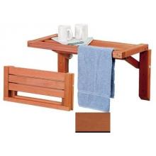 A&B Accessories Redwood Spa Folding Table - 27 Inch