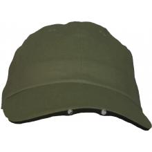 Lighted Unstructured Hat W/ 2 LED Lights Olive Green