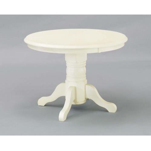 Home Styles Round Pedestal Dining Table - White