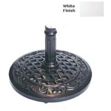 Meadow Decor Amazon Umbrella Stand - White Finish (30 Lb)