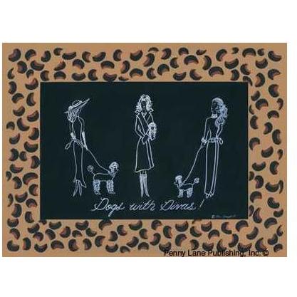 Ann Campbell - Dogs With Divas Size 12x16 Poster Print