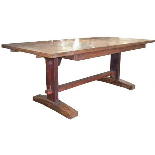 Groovy Stuff Teak Wood Ranch House Drop Leaf Mission / Dinner Table - TF-688
