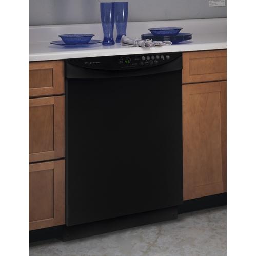 Frigidaire Gallery Series GLD2445RFB 24" Built-In Dishwasher with 5 Cycles and Active Vent Drying System: Black