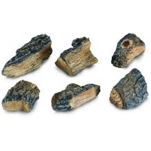 Peterson Gas Logs Decorative Charred Wood Chips - Set Of 6