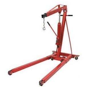 Sunex International 2 Ton Capacity Breakdown Engine Crane - Low Clearance Design