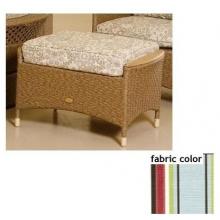 Shade Trends Tradewinds Ottoman With Debut Seamist Stripe Fabric