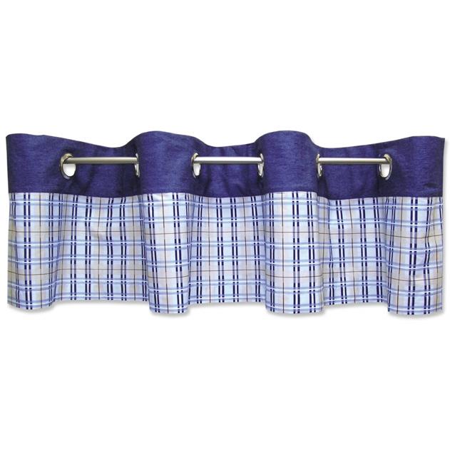Rockets Plaid Window Valance