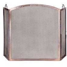 UniFlame 3 Panel Antique Copper Screen W/ Archery Center Panel