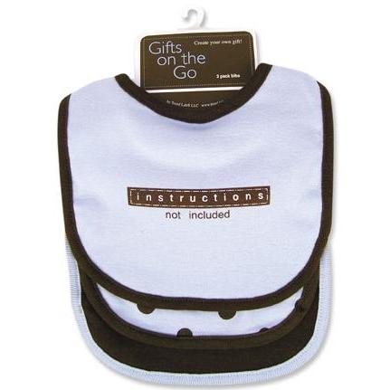 Instructions Not Included 3-Pack Bib Set