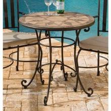Alfresco Home Outdoor Swirl Table Base - 30 Inch Round
