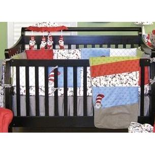 Dr Seuss Cat In The Hat 4-Piece Crib Set