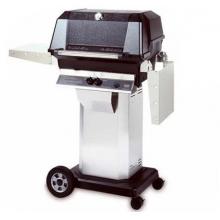 MHP Gas Grills WNK4DD Propane Gas Grill W/ SearMagic Grids On Stainless Cart
