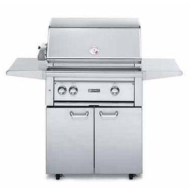 Lynx Gas Grills 30 Inch Natural Gas Grill On Cart With 1 ProSear Burner And Rotisserie L30PSFR-1-NG