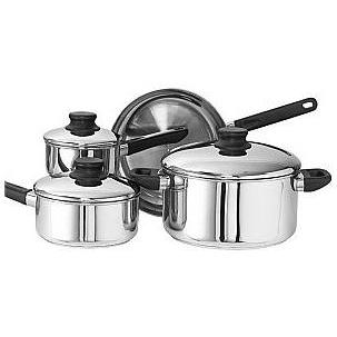 Innova Kitchen Basics 7-Piece Stainless Cookware Set