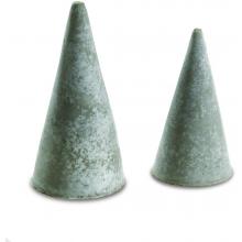 Peterson Gas Logs Decorative Geo Shapes Slate Cone Set - Set Of 4