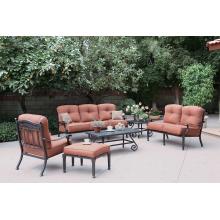 Darlee Charleston Cast Aluminum Patio Lounge Set