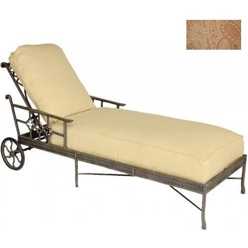 Windham Castings Provence Tailored Back Chaise Lounge Cushion , Pasha Ginger LXX