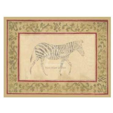 African Zebra Poster Print