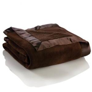 Elegant Baby Microfiber Blanket - Chocolate