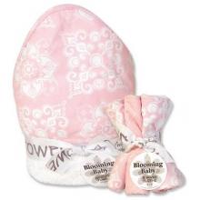 Versailles Pink Hooded Towel And Wash Cloth Set