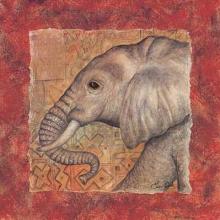 Elephant Safari Poster Print