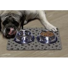 DryMate Large Dog Bowl Place Mat Grey
