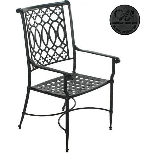 Windham Castings Elysee Dining Chair Frame Only, Black