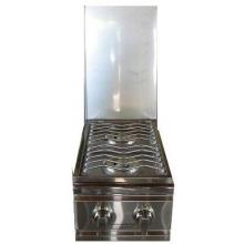 RCS Side Burner Double Built-In Natural Gas Side Burner